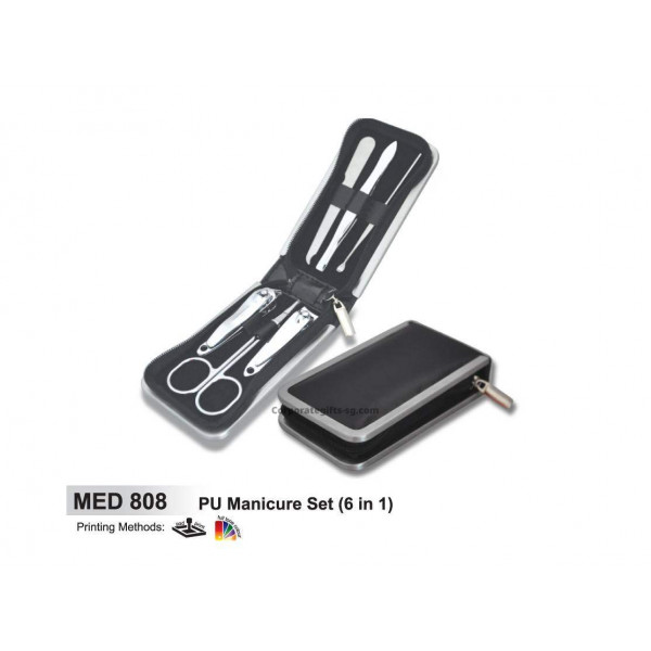 MED 808 PU Manicure Set (6 in 1)